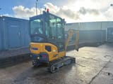 2024 XCMG XE20E mini excavator, rear three-quarter view