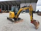 2021 Caterpillar 303.5E2 mini excavator, side view
