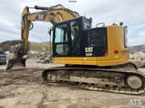 2018 Caterpillar 325FL crawler excavator, side view