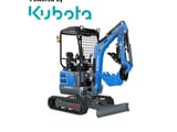 2026 Kubota R18 PRO mini excavator, front three-quarter view