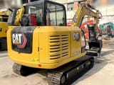 2020 Caterpillar 305.5E2 mini excavator rear three-quarter view