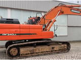 2014 Doosan DX340LC crawler excavator, side view