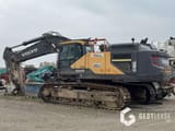 2017 Volvo EC480EL crawler excavator, side profile view