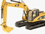 Escavatore cingolato Caterpillar 320D del 2020, vista anteriore tre quarti