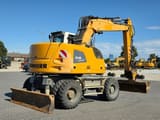 2014 Liebherr A918 Compact wheel excavator, rear three-quarter view