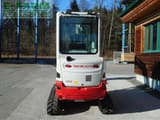 2018 Takeuchi TB225 mini excavator, rear view
