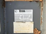 2021 Wacker Neuson 803 mini excavator ditching bucket identification plate