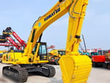 2014 Komatsu PC360-7 crawler excavator, front three-quarter view