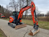 2023 Kubota KX060-5 mini excavator, side profile view