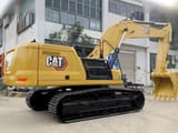 2022 Caterpillar 336GC crawler excavator, rear three-quarter view