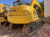 2020 Komatsu PC70-8 mini excavator rear view
