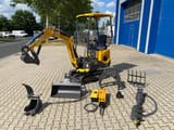 2026 Berger Kraus BK1000JS mini excavator with attachments