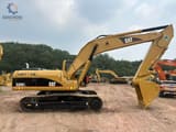 2017 Caterpillar 325CL crawler excavator, side profile view