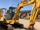 2016 Komatsu PC50MR-2 mini excavator, side view