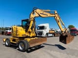 2011 Komatsu PW118 MR-8 wheel excavator, side view