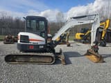 2017 Bobcat E50 mini excavator, side view