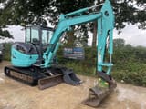 2021 Kobelco SK45SRX-6E mini excavator, side view