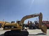 2019 Caterpillar 320C excavator, side profile view