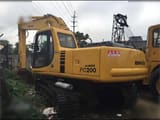 2012 Komatsu PC200-6 crawler excavator, rear three-quarter view