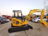 2020 Komatsu PC50MR mini excavator, side view
