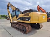 2007 Caterpillar 330DL crawler excavator, rear three-quarter view
