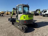 2025 Zoomlion ZE55GU mini excavator, rear three-quarter view