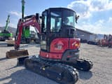 2023 Yanmar VIO50-6 mini excavator, rear three-quarter view