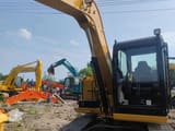 2019 Caterpillar 307E crawler excavator, front three-quarter view