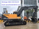 2023 Hyundai R220LC-9S crawler excavator, side view