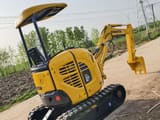 2023 Komatsu PC20MR mini excavator, rear three-quarter view