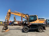 2014 Hyundai Robex 180W-9A wheel excavator, side view