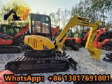 2023 Yanmar VIO 45 mini excavator, side view