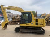 2017 Komatsu PC120 crawler excavator, side view
