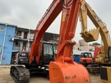 2016 Hitachi ZX200-5G crawler excavator, front three-quarter view