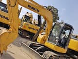2024 Komatsu PC78US mini excavator, front three-quarter view