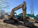 2008 Komatsu PC160LC-7 crawler excavator, side profile view