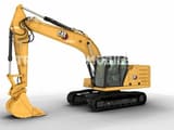 Caterpillar 320GC crawler excavator, side view