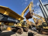 2013 Komatsu PC850-8E0 excavator, low angle side view