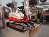 2017 Takeuchi TB290 mini excavator, front three-quarter view