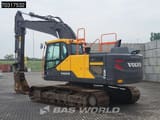 2021 Volvo EC220EL crawler excavator, rear three-quarter view