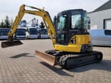 2014 Komatsu PC55MR-3 crawler excavator, side view