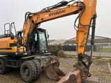 2017 Hyundai HW140 wheel excavator, side view