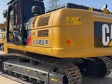 2022 Caterpillar 330D2 crawler excavator, rear three-quarter view