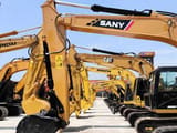 2022 Sany 155C crawler excavator, side profile view