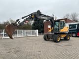 2008 Volvo EW140C wheel excavator, side view