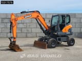 2019 Doosan DX57W-5 wheel excavator side view