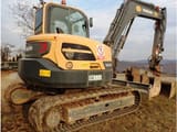 2014 Volvo ECR88D mini excavator, rear three-quarter view