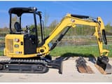 2023 Caterpillar 302.7 crawler excavator, side view