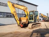 2018 Hyundai HX145LCR crawler excavator, front three-quarter view
