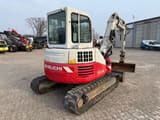 2017 Takeuchi TB153FR mini excavator, rear three-quarter view